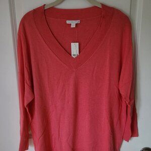 New York & Co. - Sweater - Coral - NWT